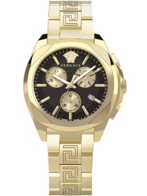 Versace VE3CA0723 chronograaf unisex horloge 40 mm 5ATM