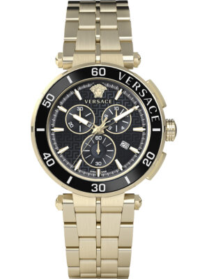 Versace VE3L00522 Greca chronograaf herenhorloge 45 mm 5ATM