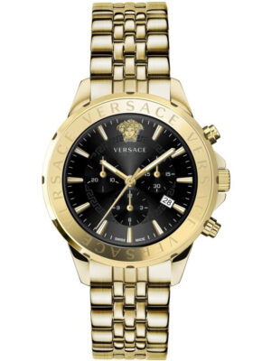 Versace VEV602123 handtekening chronograaf herenhorloge 44 mm 5ATM
