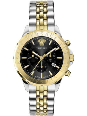 Versace VEV602223 handtekening chronograaf herenhorloge 44 mm 5ATM