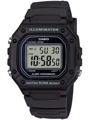 Casio W-218H-1AVEF Collectie heren 43 mm 5ATM