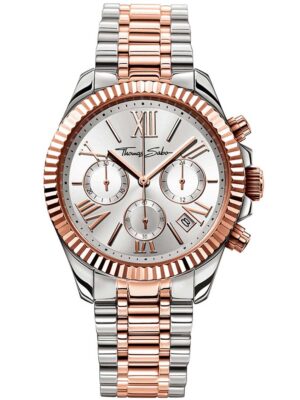 Thomas Sabo WA0221-272-201 Goddelijke chronograaf dameshorloge 38 mm 10 ATM