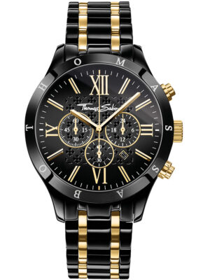Thomas Sabo WA0264-278-203 Rebel stedelijke chronograaf herenhorloge 43 mm 5ATM