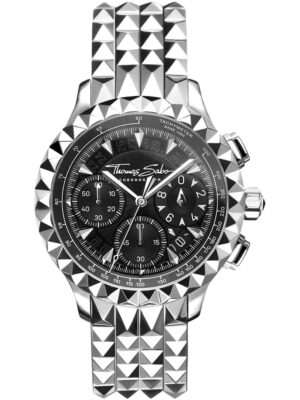 Thomas Sabo WA0358-201-203 Rebel at Heart chronograaf herenhorloge 43 mm 5ATM