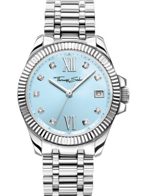 Thomas Sabo WA0405-201-209 Horloge Goddelijk Blauw 33mm 10ATM
