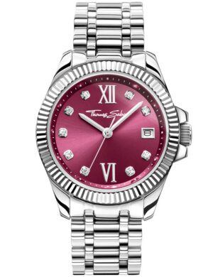 Thomas Sabo WA0407-201-212 Dameshorloge Goddelijk Bordeaux 33mm 10ATM