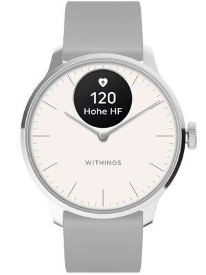 Withings HWA11-model 3-All-Int ScanWatch Lichtwit 37 mm 5ATM