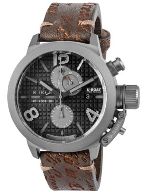U-Boat 3005 Herenhorloge Classico Automatisch Chronograaf Titanium Limited Edition 45mm 10ATM