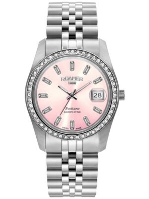 Roamer 853858 41 30 20 Dameshorloge Positano 34mm 10ATM