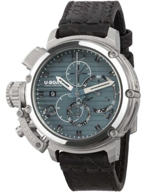 U-Boat 9589 Herenhorloge Chimera 46mm Chrono RVS Blauw Automatisch 10ATM