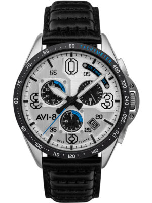 AVI-8 AV-4077-01 P-51 Mustang Chronograaf 43 mm 5 ATM