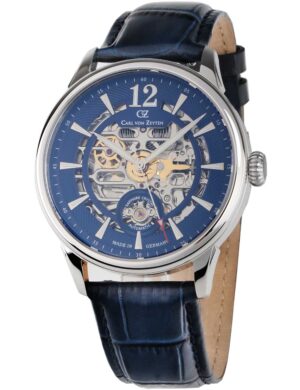 Carl von Zeyten CVZ0080BLS herenhorloge Schramberg automatisch 42 mm 5ATM