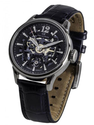 Carl von Zeyten CVZ0051BL Herenhorloge Enz Automatisch 40mm 5ATM