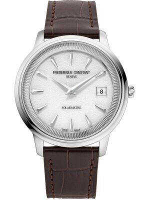 Frederique Constant FC-120W3S6 Herenhorloge Moneta Zonne-energiemetre Zonne-energie 39mm 5ATM