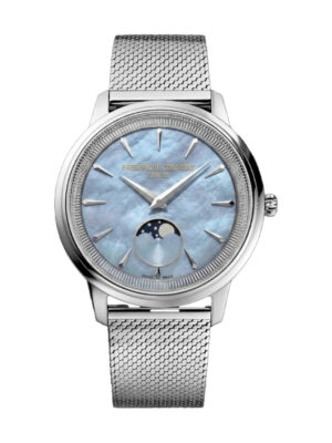 Frederique Constant FC-206MPLB2S6B Dameshorloge Classics Moneta Maanfase 37mm 5ATM