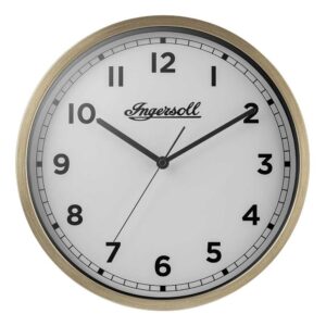 Ingersoll IC001GW wandklok in retro-look, 30 cm