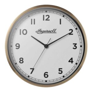 Ingersoll IC002GW wandklok in retro-look, 45 cm