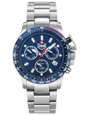 JDM Military JDM-WG017-02 Herenhorloge Charlie II Chronograaf 45 mm 10 ATM