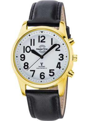 Master Time MTGA-10940-12L Herenhorloge Spreekklok met radiogestuurde functie 43 mm
